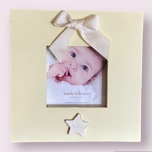 Wendy Bellissimo Honey Bee Collection Picture Frame with Star in Yellow